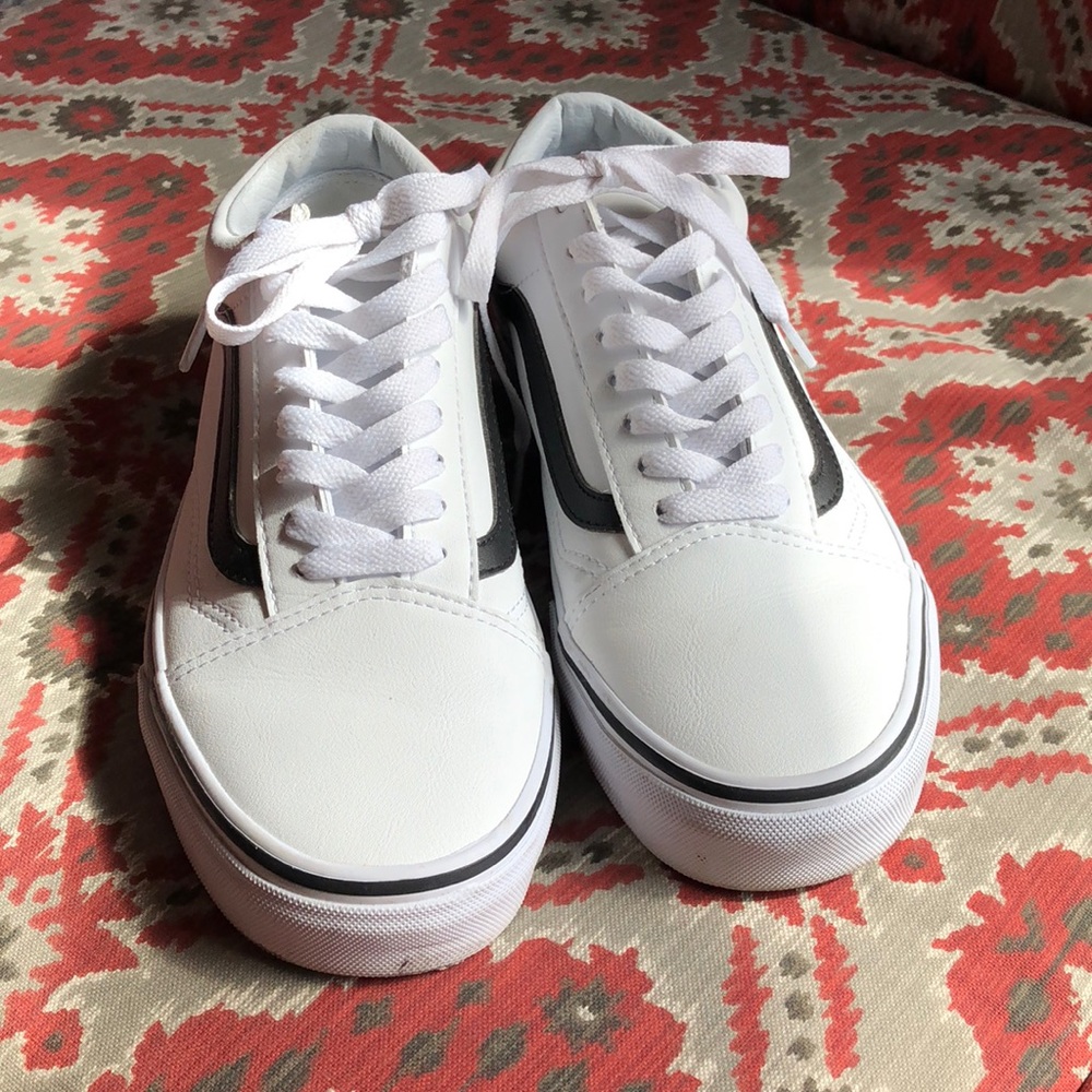 Leather Old Skool Vans